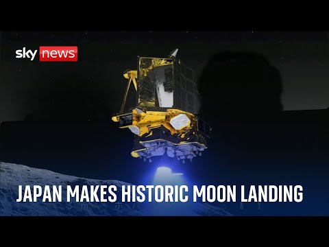 Japan makes historic moon landing but mission remains up in the air