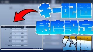 これでオートエイムになれる！？プロゲーマーの感度＆キー設定を公開！！【フォートナイト】