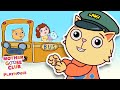 The Wheels On The Bus Mother Goose Club Cartoons NurseryRhymes