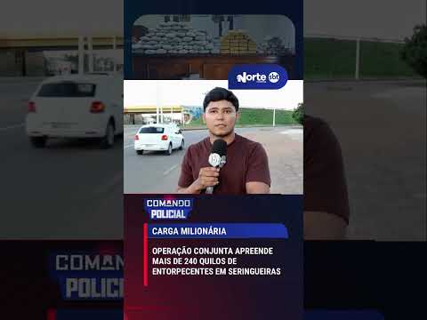 Motorista confessa crime após abordagem e polícia apreende 242 kg de drogas vindas da Bolívia