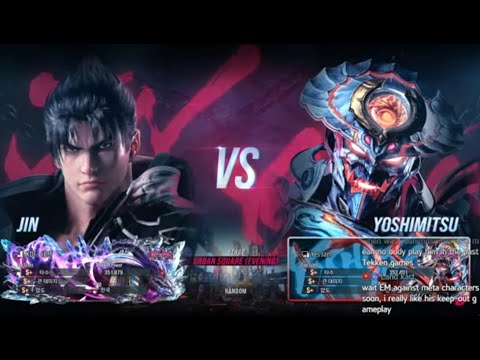 CBM (jin) VS eyemusician (yoshimitsu) - Tekken 8 Rank Match
