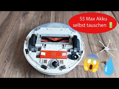 Xiaomi Roborock S5 Max Akku tauschen | Saugroboter Akku tausch / wechsel!