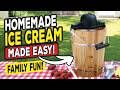 Make Fresh Homemade Ice Cream With The 6 Quart Ice Cream Maker