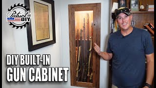 DIY Built-In Display Gun Cabinet