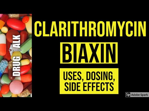 Clarithromycin (Biaxin) - Uses, Dosing, Side Effects