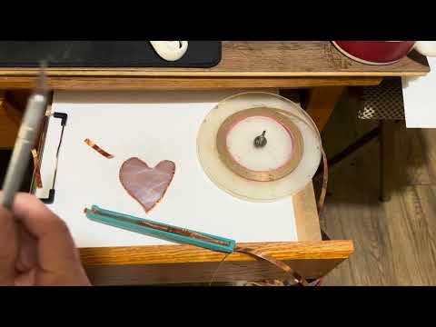 Part of a video titled Copper foil tips for deep inside curves. - YouTube