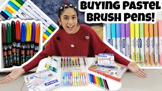 Mini Vlog 79 - Buying PASTEL Brush Pens!🎀😍✨️ | Riya's Amazing World