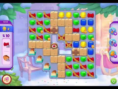 HomeScapes Level 5658 no boosters (11 moves)