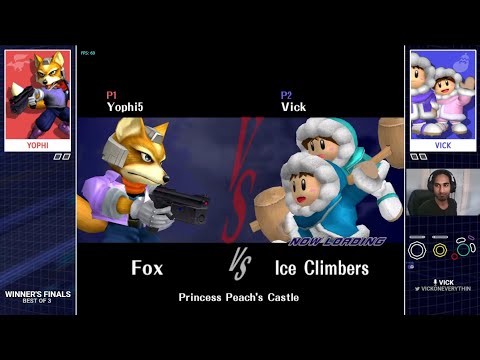 Vick's DairToSpike #3 | Vick (Ice Climbers/Falcon) vs Yophi (Fox) | Winners Finals
