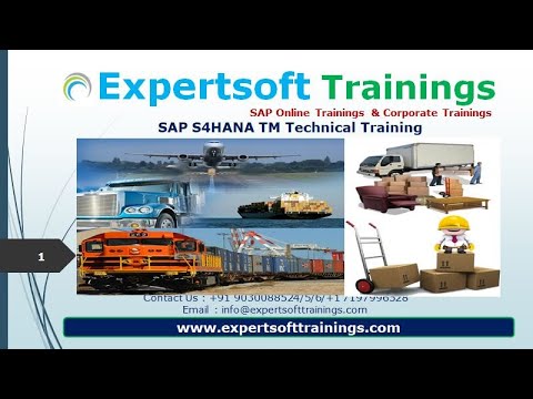 SAP S4HANA TM Technical Training | SAP TM Technical Corporate Training