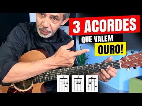 3 Acordes Simples para Tocar Milhares de Músicas no Violão - Prof. Sidimar Antunes