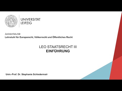 LEO-Repetitorium StaatsR III – Einführung