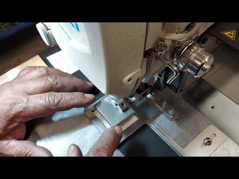 Juki AMS210EN with 360 device sewing label
