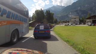 Driving over Swiss mountains in a '82 slammed ratlook Bug!
