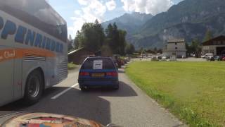Driving over Swiss mountains in a '82 slammed ratlook Bug!