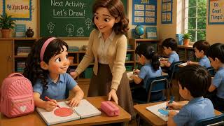 The Red Ball Adventure 🔴 | Learn English with Lisa, Emma & Lucky | English for Kids