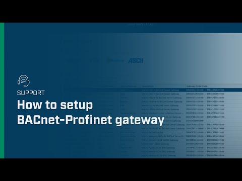 PROFINET - BACnet IP & MS/TP Server Gateway