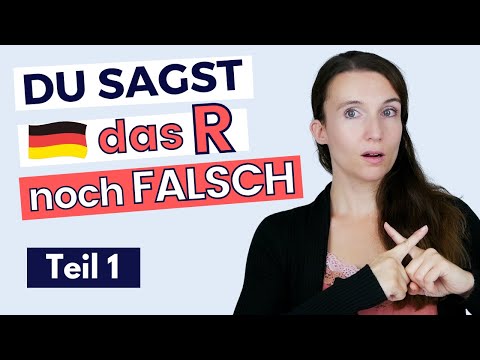 Das R im Deutschen richtig aussprechen | Die 3 R-Laute im Überblick (Aussprache B2/C1)