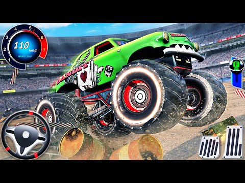 Monster Truck Derby Stunt Demolition - Extreme Crash Car Racing 3D - Android GamePlay