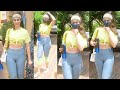 South Actress Lakshmi Rai Looks Hot Exy In Yoga Outfit Snapped At Yoga Class Bandra