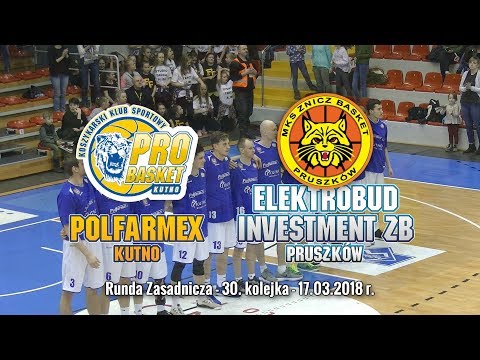 Skrót meczu Polfarmex Kutno - ZB Pruszków - 24.03.2018