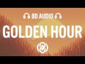 JVKE Golden Hour Lyrics 8D Audio