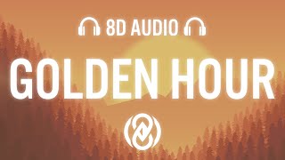 JVKE - golden hour (Lyrics)  8D Audio 🎧