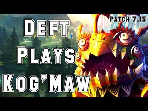 Deft & Mata Bot! kt Deft Plays Kog'Maw vs Tristana Adc - S7 Ranked | Patch 7.15