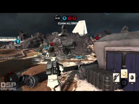 Star Wars Battlefront Launch gameplay pt9 - Droid Run (KIND of Like Domination)