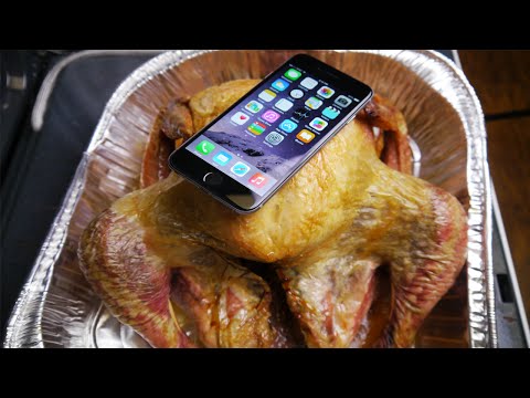 iPhone 6 Baked Inside Turkey for 4 Hours!