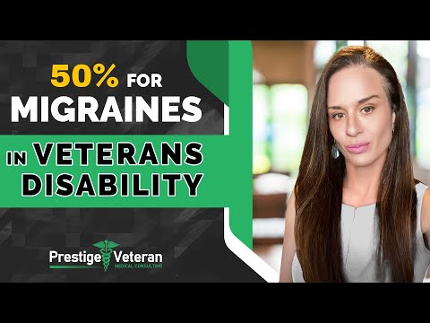 50% For How do I get 50% VA disability for migraines?