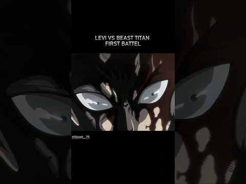 LEVI VS BEAST TITAN 🤯☠️.#aot #attackontitan #attackontitanedit