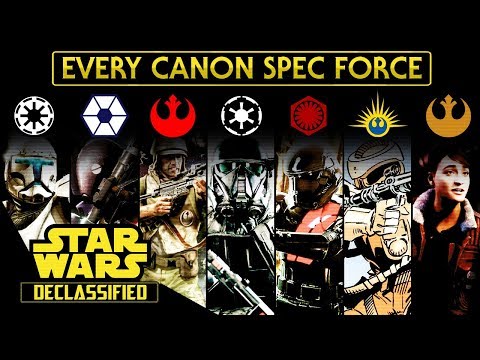 Every SPECIAL FORCES Unit (Canon) & Faction Ranking | Star Wars Declassified