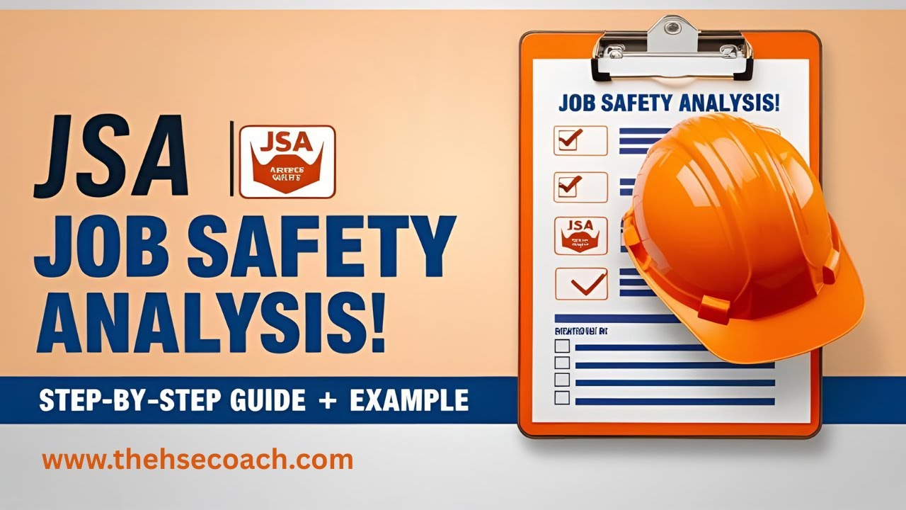 Job Safety Analysis (JSA) – Step-by-Step Guide with Example @TheHSECoach