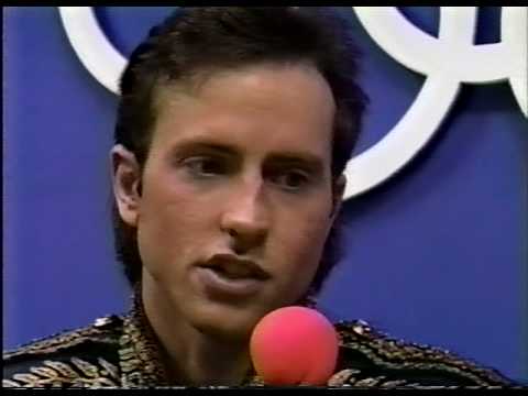 Interview with Brian Boitano (USA)  - 1988 Calgary, Figure Skating, Men's Long Program (US ABC)