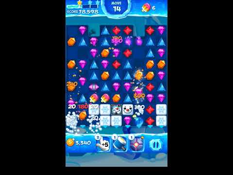 Jewel Pop Mania:Match 3 Puzzle Level 177 ( Ice Cream Town Episode ) - Walkthrough ( No Booster )