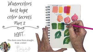 My MUST HAVE Watercolor Mixes  for Beginners + How to Use Them the interesting Way