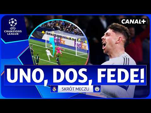 HAT TRICK VALVERDE! KOSMOS NA BERNABEU! REAL - MAN CITY, SKRÓT