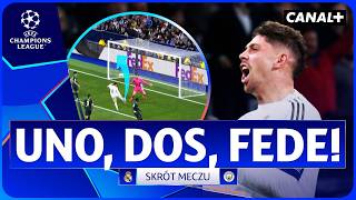 HAT TRICK VALVERDE! KOSMOS NA BERNABEU! REAL - MAN CITY, SKRÓT