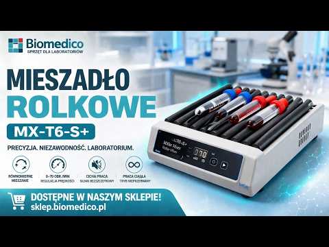 Film produktu Mieszadło rolkowe laboratoryjne, model: MX-T6-S+