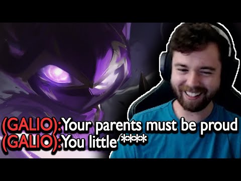 Making a Challenger Galio rage, but I'm playing Kennen.