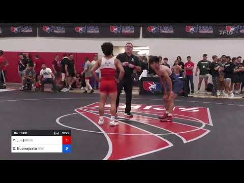 55 Kg Rr Rnd 1 - Yusief Lillie, Brunson UVRTC Vs Davian Guanajuato, Southern Illinois Regional Tra