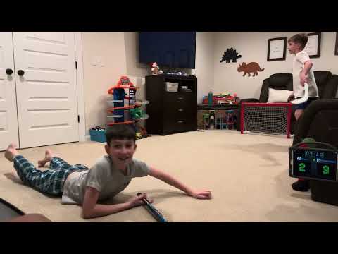 First knee hockey game