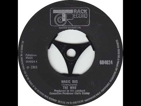 UK New Entry 1968 (222) The Who - Magic Bus