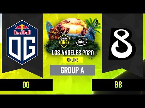 Dota2 - OG vs. B8 - Game 2 - Group A - EU/CIS - ESL One Los Angeles