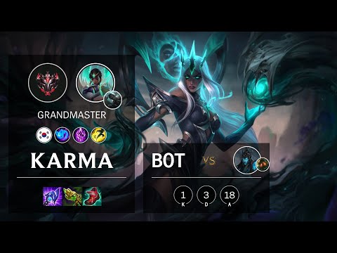 Karma Bot vs Kalista - KR Grandmaster Patch 11.17