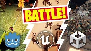 3 Devs Make a Horde Survival Game - Godot vs Unity vs Unreal │ Game Dev Battle