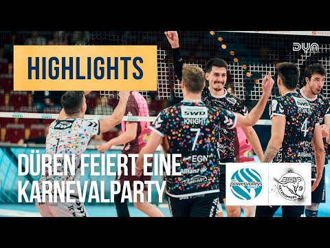 SWD powervolleys Düren - Energiequelle Netzhoppers KW | Highlights Volleyball Bundesliga