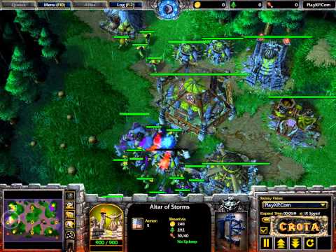 Focus (Orc) vs Th000 (HU) - G1 - WarCraft 3 - WC474