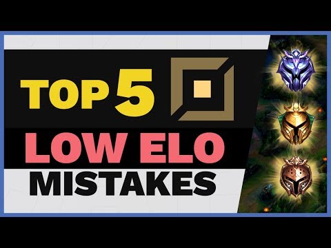 Top 5 LOW ELO Mistakes That STOP YOU From CLIMBING! | Skill Capped